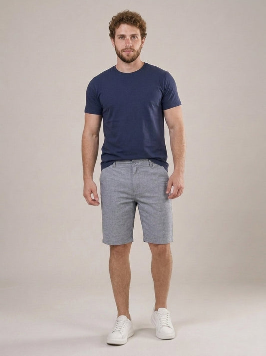 Bermuda Masculina Chino Bolso Faca – frente