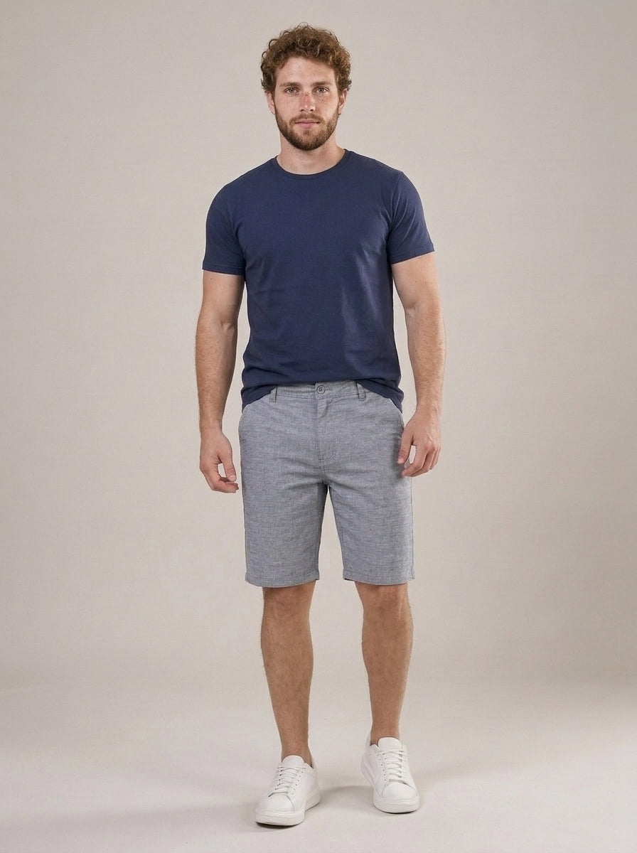 Bermuda Masculina Chino Bolso Faca – frente