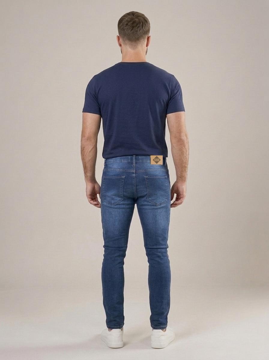 Calça Jeans Masculina Slim Blue Otoman – costas