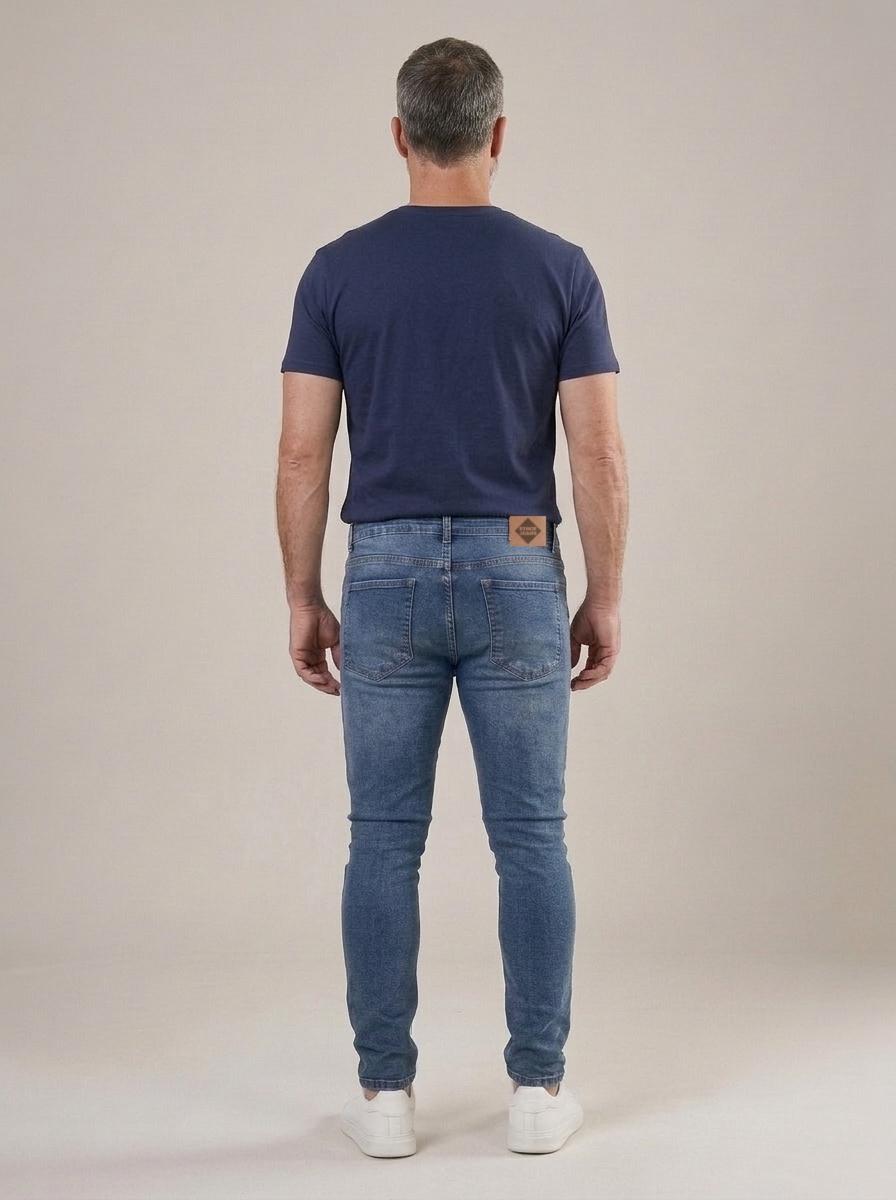 Calça Jeans Masculina Slim Montenegro – costas