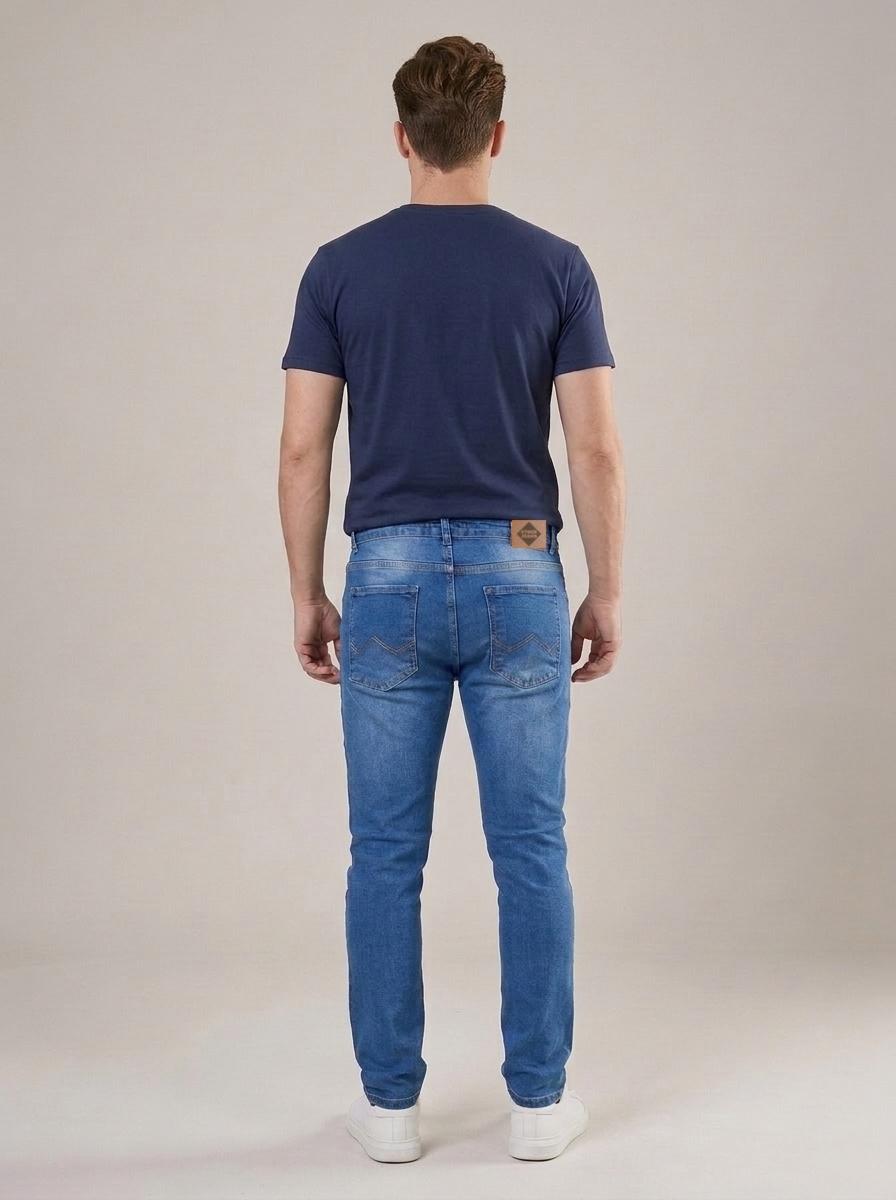 Calça Jeans Masculina Slim Budva – costas