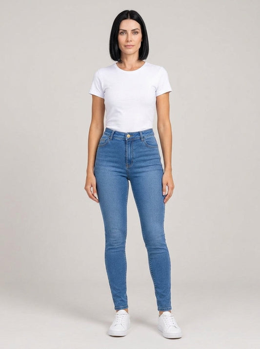 Calça Jeans Feminina Skinny – frente