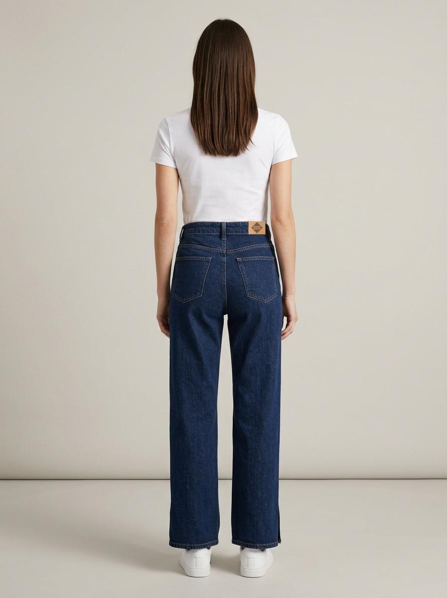 Calça Wide Leg – costas