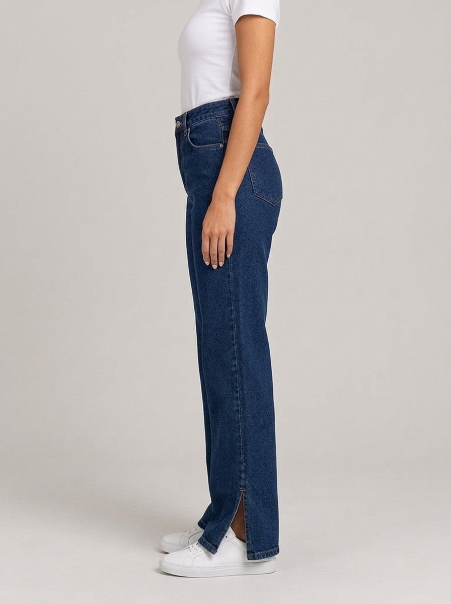 Calça Wide Leg – lateral