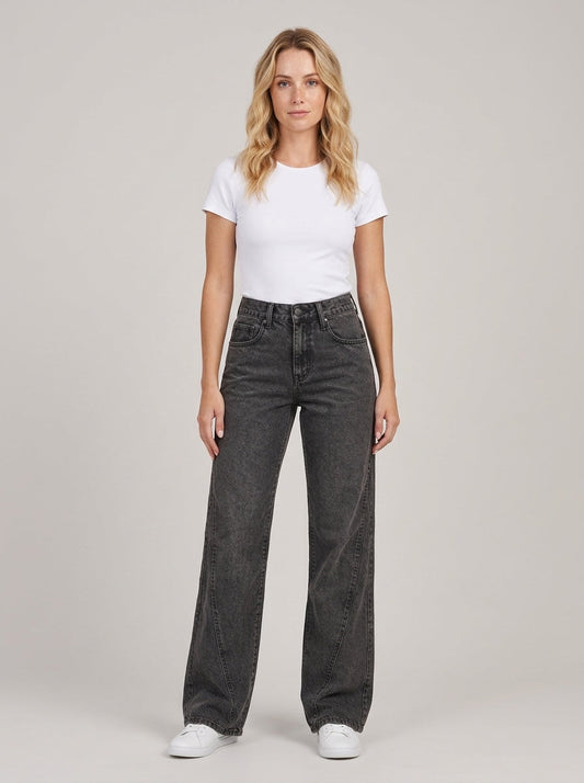 Calça Wide Leg Black – frente