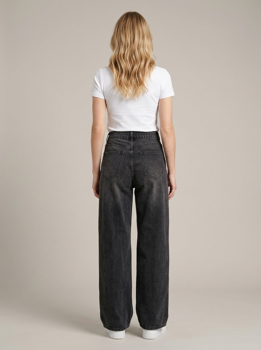 Calça Wide Leg Black – costas