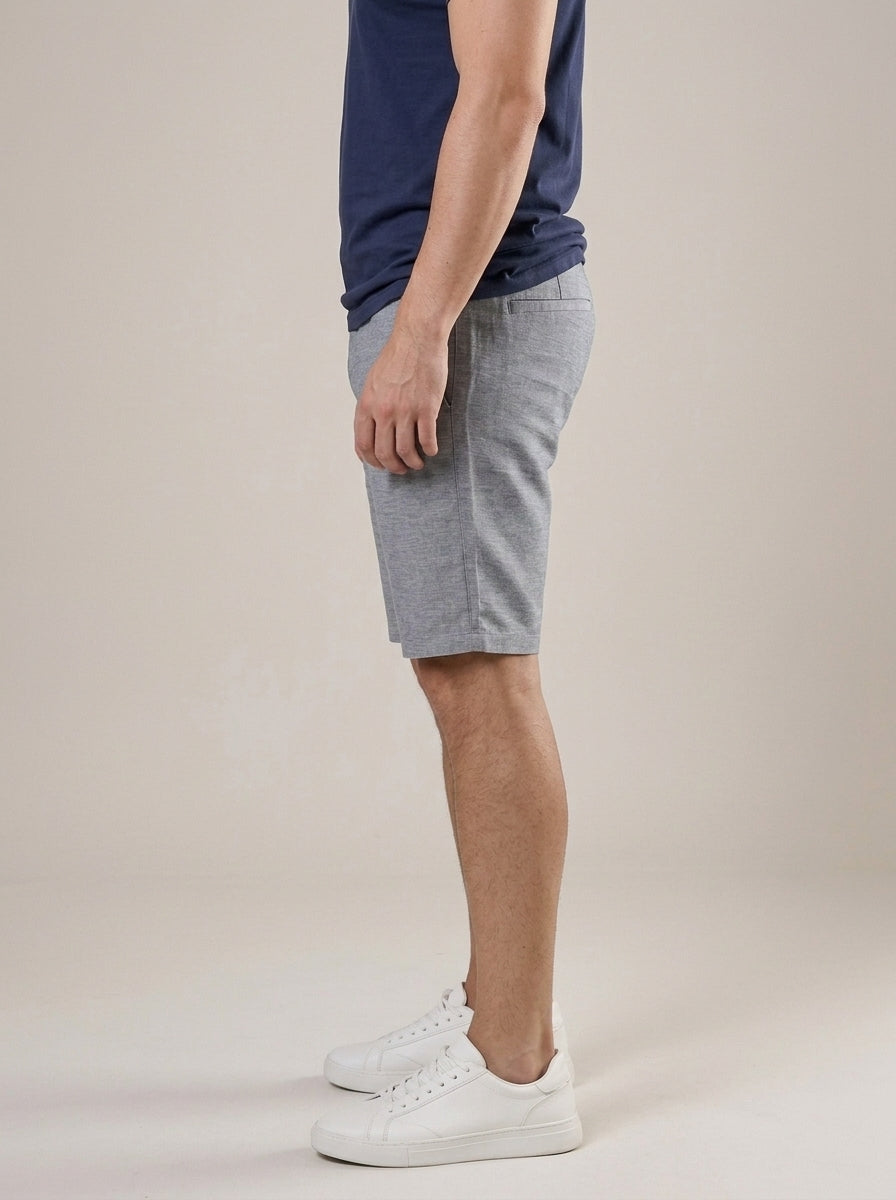 Bermuda Masculina Chino Bolso Faca – lateral