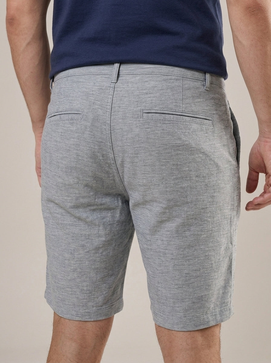 Bermuda Masculina Chino Bolso Faca – detalhe dos bolsos traseiros