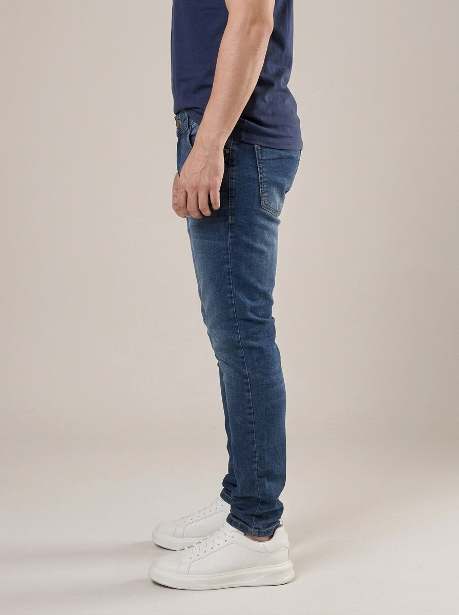 Calça Jeans Masculina Slim Blue Ararat – lateral